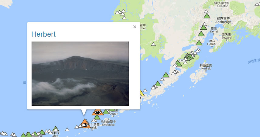火山地图